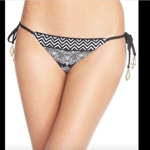 NEW! RED CARTER Medallion‎ Brazilian Bikini Bottoms